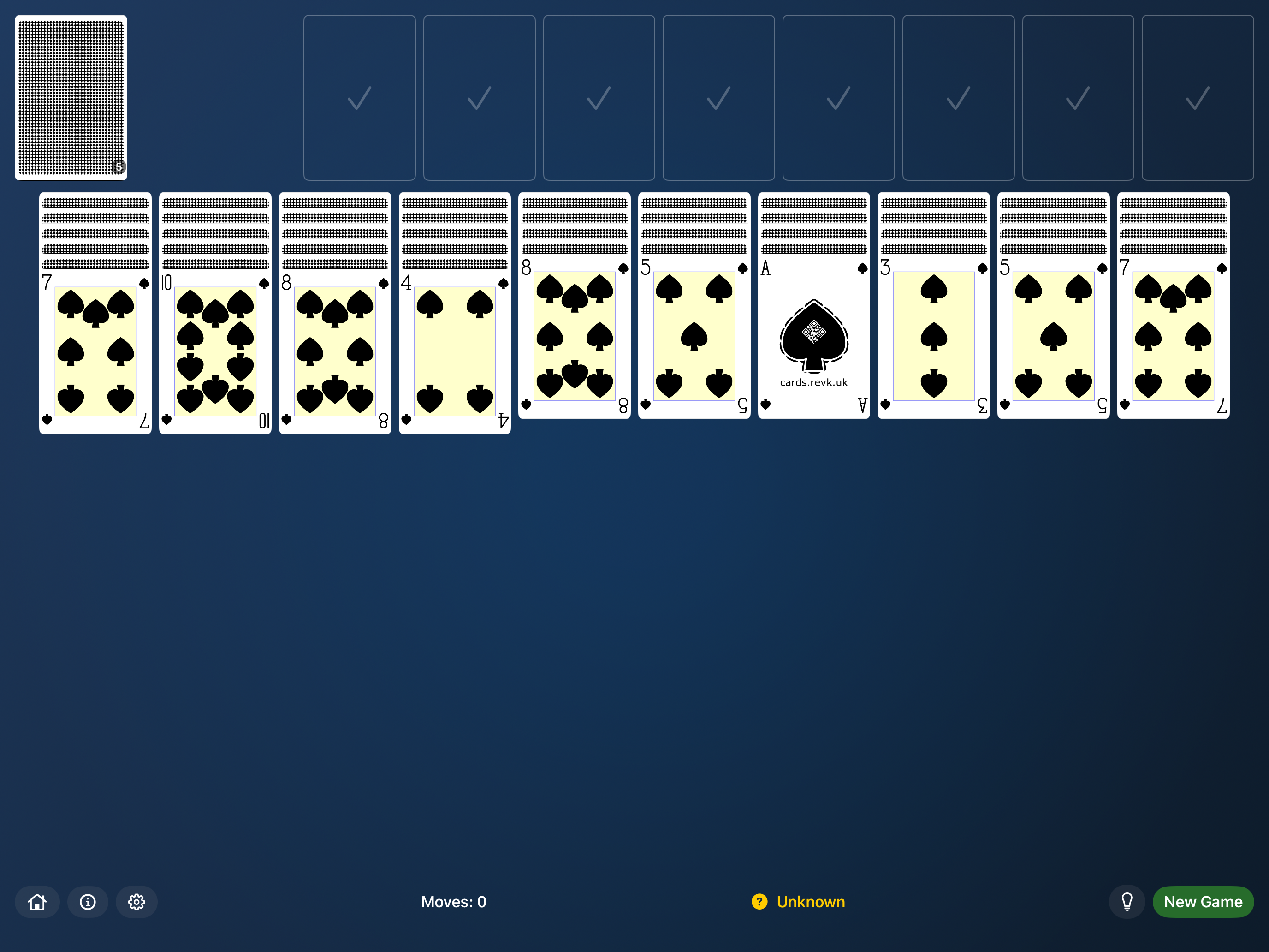 milliSolitaire iPad screenshot 5